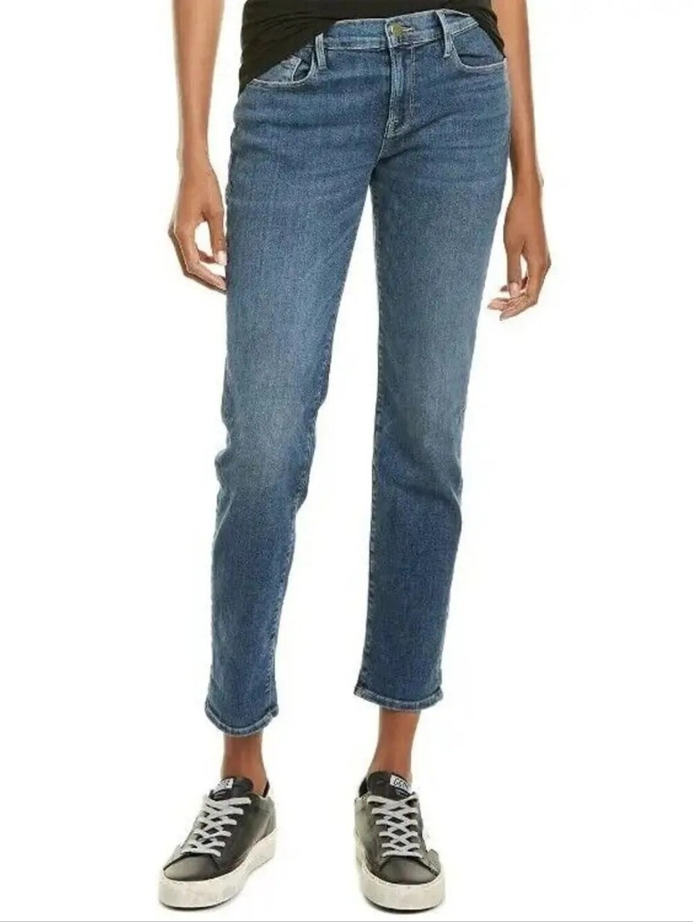 Frame Denim Le Garcon Mid-Rise Boyfriend  Revere Wash Jeans Size 28
